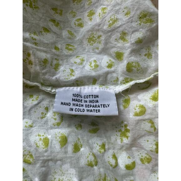 Roberta Roller Rabbit Sz S 100% Cotton Tunic‎ Top Embroidered Metallic Trim Boho - Picture 4 of 13